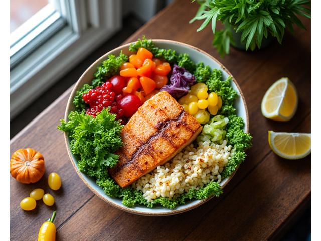 Healthy meal on a table