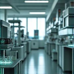 Scientist working in a modern lab, symbolizing advanced anti-aging research.